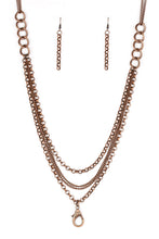 Load image into Gallery viewer, Paparazzi Mechanical Mayhem - Copper Lanyard