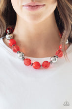 Load image into Gallery viewer, Paparazzi Very Voluminous - Red Necklace