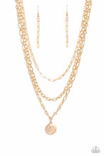 Load image into Gallery viewer, Paparazzi Winking Wanderer - Gold Necklace