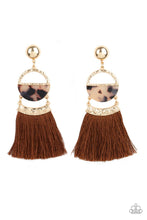 Load image into Gallery viewer, Paparazzi Tassel Trot - Brown Earring