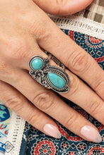 Load image into Gallery viewer, Paparazzi Southern Nirvana - Blue Ring