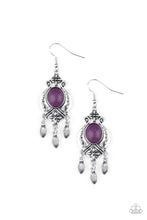 Load image into Gallery viewer, Paparazzi  Enchantingly Environmentalist - Purple Earrings
