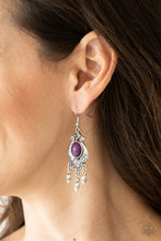 Load image into Gallery viewer, Paparazzi  Enchantingly Environmentalist - Purple Earrings
