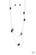 Load image into Gallery viewer, Back For More- Black and Silver Necklace- Paparazzi Accessories
