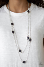 Load image into Gallery viewer, Back For More- Black and Silver Necklace- Paparazzi Accessories
