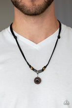 Load image into Gallery viewer, Tiki Thunder Black ✧ Lava Rock Necklace Urban Necklace
