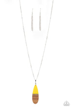 Load image into Gallery viewer, Paparazzi "Going Overboard" Yellow Necklace &amp; Earring Set Paparazzi Jewelry
