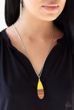 Load image into Gallery viewer, Paparazzi "Going Overboard" Yellow Necklace &amp; Earring Set Paparazzi Jewelry

