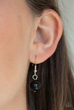 Load image into Gallery viewer, Social Hour- Black and Silver Necklace- Paparazzi Accessories

