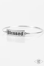 Load image into Gallery viewer, Paparazzi "Blessed" Silver Bracelet Paparazzi Jewelry
