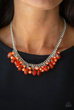 Load image into Gallery viewer, Paparazzi "5th Avenue Flirtation" Orange Necklace &amp; Earring Set Paparazzi Jewelry
