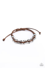 Load image into Gallery viewer, Paparazzi "Ride The Rails" Brown Urban Unisex Bracelet Paparazzi Jewelry
