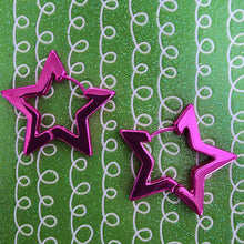 Load image into Gallery viewer, Paparazzi In A Galaxy STAR, STAR Away - Pink Earrings
