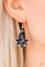 Load image into Gallery viewer, Paparazzi GLAM Up! - Black Earrings
