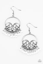 Load image into Gallery viewer, Paparazzi A Way Of WILDLIFE - White Earrings
