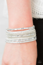 Load image into Gallery viewer, Paparazzi GLAM Right! - White Bracelet
