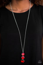 Load image into Gallery viewer, Paparazzi I Solemnly Swear To Sparkle - Red Necklace
