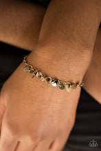 Load image into Gallery viewer, Paparazzi Shimmer Train - Brass Bracelet
