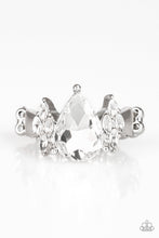 Load image into Gallery viewer, YAS Queen - white - Paparazzi ring
