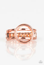 Load image into Gallery viewer, Paparazzi VINTAGE VAULT "City Center Chic" Copper Ring Paparazzi Jewelry
