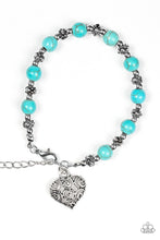 Load image into Gallery viewer, Paparazzi Desert Heartthrob - Blue Bracelet
