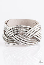 Load image into Gallery viewer, Paparazzi "Big City Shimmer" Silver Wrap Bracelet Paparazzi Jewelry
