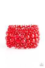 Load image into Gallery viewer, Paparazzi Tropical Bliss - Red Bracelet
