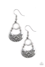 Load image into Gallery viewer, Paparazzi West Side Wild - Silver Earrings
