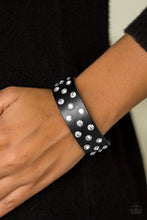 Load image into Gallery viewer, Paparazzi Shine On You Crazy Diamond - Black Bracelet
