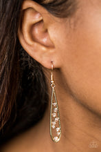 Load image into Gallery viewer, Paparazzi Here Comes The REIGN - Gold Earrings
