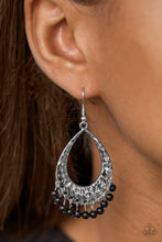 Load image into Gallery viewer, Paparazzi Casually Cancun - Black Earrings
