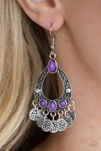 Load image into Gallery viewer, Paparazzi Island Escapade - Purple Earrings
