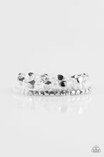 Load image into Gallery viewer, Paparazzi Beaded Bravado - White Bracelet
