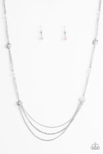Load image into Gallery viewer, Paparazzi VINTAGE VAULT "Beach Breeze" Pink Necklace &amp; Earring Set Paparazzi Jewelry
