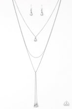 Load image into Gallery viewer, Paparazzi Typhoon Shimmer - White Necklace

