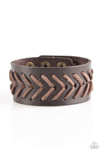 Load image into Gallery viewer, Paparazzi VINTAGE VAULT "Take Me Out To The Ball Game" Brown Bracelet Paparazzi Jewelry
