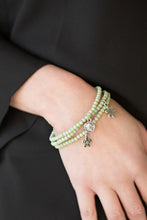 Load image into Gallery viewer, Paparazzi Rooftop Gardens - Green Bracelet

