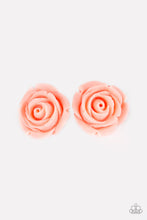 Load image into Gallery viewer, Paparazzi "Rose Roulette" Orange Post Earrings Paparazzi Jewelry
