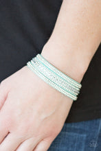 Load image into Gallery viewer, Paparazzi Harlem Hustle - Green Bracelet
