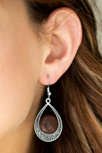 Load image into Gallery viewer, Paparazzi Richly Rio Rancho - Brown  Earrings
