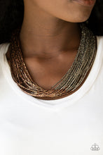Load image into Gallery viewer, Paparazzi Flashy Fashion - Copper Necklace
