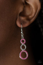 Load image into Gallery viewer, Paparazzi Bubble Bustle - Pink Earrings
