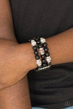 Load image into Gallery viewer, Paparazzi Undeniably Dapper - Black Bracelet
