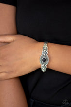 Load image into Gallery viewer, Paparazzi Wide Open Mesas - Black Bracelet
