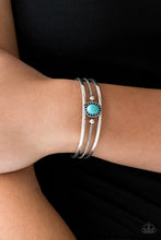 Load image into Gallery viewer, Paparazzi Borderline Borderland - Blue Bracelet
