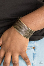 Load image into Gallery viewer, Paparazzi Wire Warrior - Brass Bracelet
