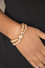 Load image into Gallery viewer, Paparazzi Romantic Redux - Brown Bracelet
