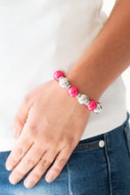 Load image into Gallery viewer, Paparazzi So Not Sorry - Pink Bracelet
