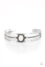 Load image into Gallery viewer, Paparazzi "Borderline Borderland" White Bracelet Paparazzi Jewelry
