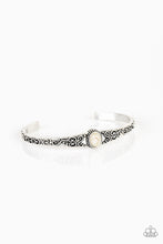 Load image into Gallery viewer, Paparazzi VINTAGE VAULT "Make Your Own Path" White Bracelet Paparazzi Jewelry
